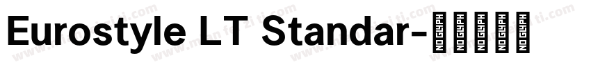 Eurostyle LT Standar字体转换